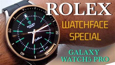 rolex face for galaxy watch 5|rolex smartwatch face download.